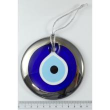 Traditional Evil Eye (silver trim)