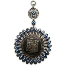 GLASS EVIL EYES WALL ORNAMENT