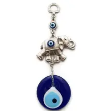GLASS EVIL EYES WALL ORNAMENT