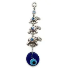 GLASS EVIL EYES WALL ORNAMENT