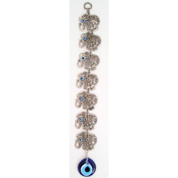 GLASS EVIL EYES WALL ORNAMENT