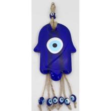 Glass Evil Eye Ornament