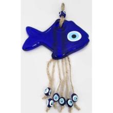 Glass Evil Eye Ornament