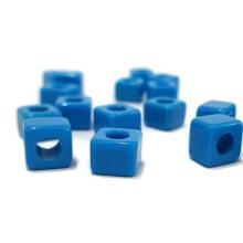 Plastic Evil Eyes Bead Square (9MM)