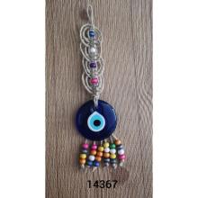 Evil Eye Macrome Ornament