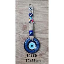 Evil Eye Macrome Ornament