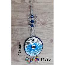 Evil Eye Macrome Ornament