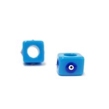 Plastic Evil Eyes Bead Square (10MMX7MM)