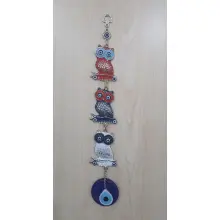 Glass Evil Eyes Wall Ornament