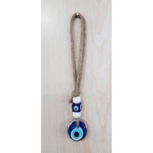 Evil Eye Silver Trim Ornament