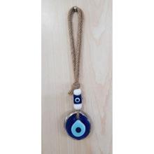 Evil Eye Silver Trim Ornament