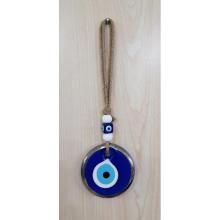 Evil Eye Silver Trim Ornament