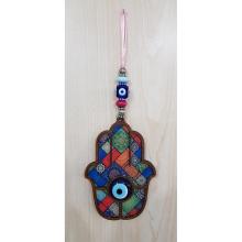 WOODEN COLORFUL WALL ORNAMENT