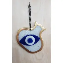 Glass Evil Eyes Wall Ornament
