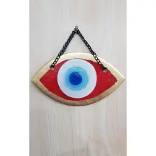 Glass Evil Eyes Wall Ornament