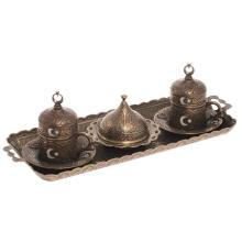 2 PIECES TURKISH COFFEE SET WITH PLATE