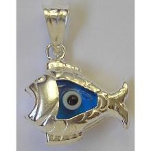 Colgante de plata de ley Mal de Ojo