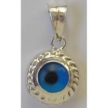 Colgante de plata de ley Mal de Ojo