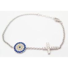 Pulsera de plata de ley