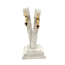 Sterling Silver Enamel Earring