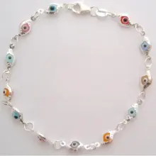 Pulsera de plata de ley