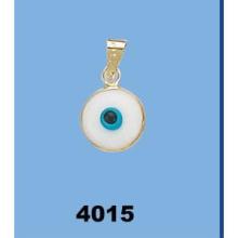 Colgante de plata de ley Evil Eyes<br/>7 mm / 10 mm / 15 mm