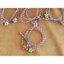 Colorful Floral Charm bracelet