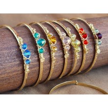 Colorful Crystal Gold Plated bracelet