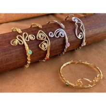 Bohemian Wire Wrapped bracelet